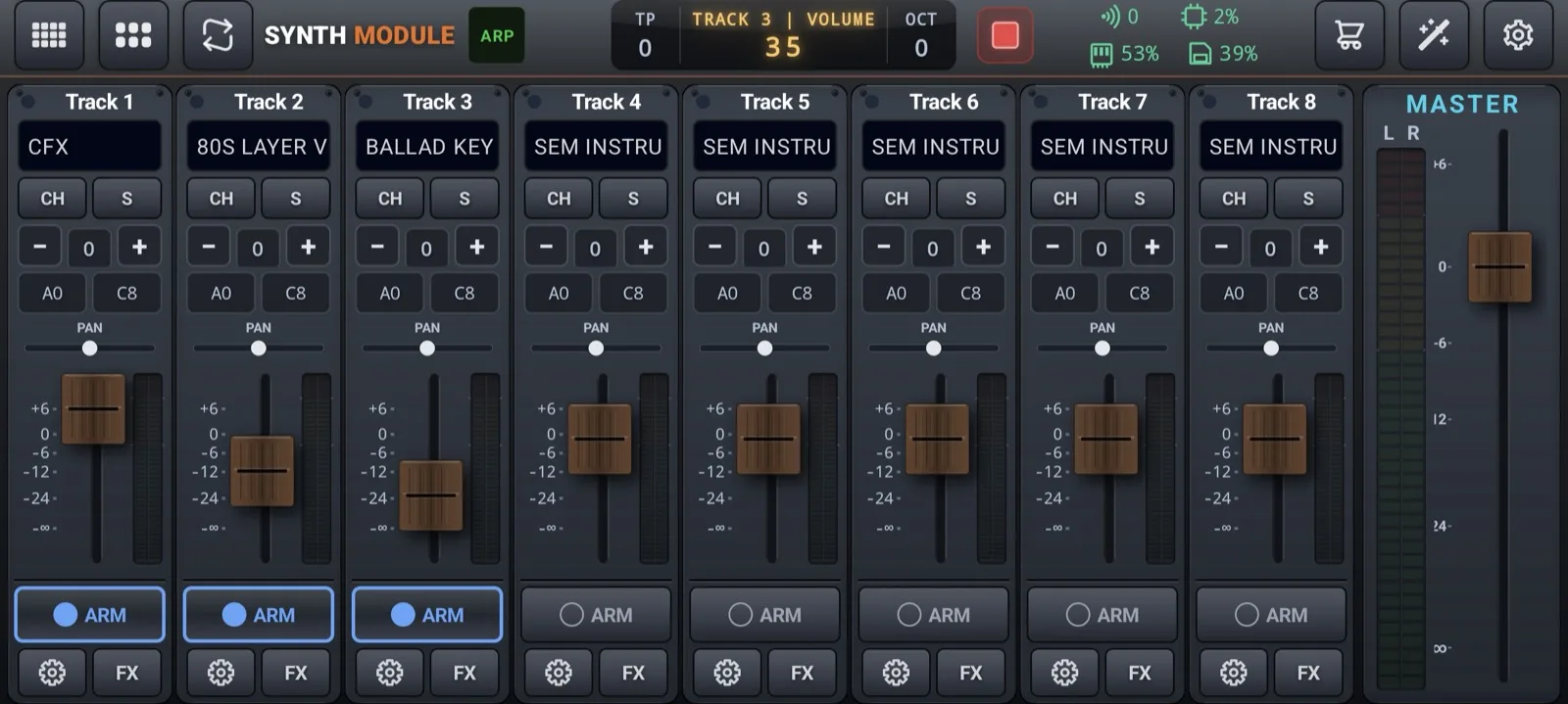 Mixer 8 Canais